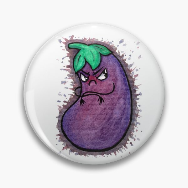 Item preview, Angry Eggplant / Angry Aubergine designed and sold by DarkMysteryCat.