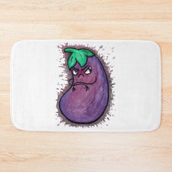 Item preview, Angry Eggplant / Angry Aubergine designed and sold by DarkMysteryCat.