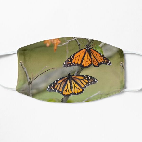 Male and Female Monarchs Mask
