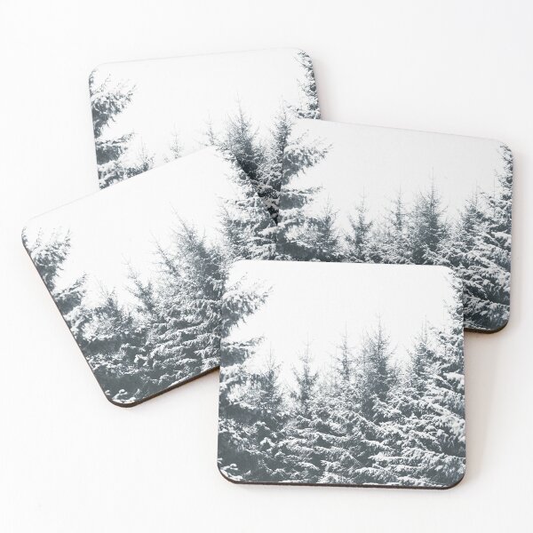 Item preview, In Winter // Misty Moody Foggy Milky Woods Wonderland Forest With Cascadia Trees Covered In Snow designed and sold by Tordis Kayma.