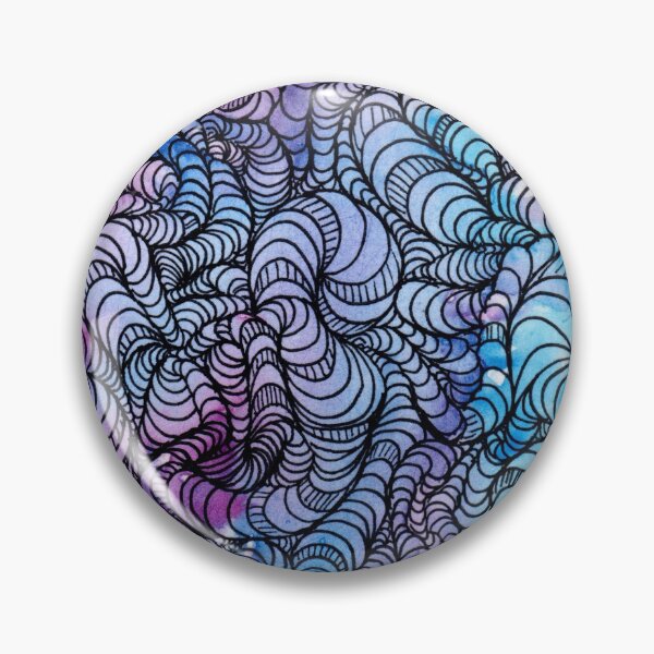 Item preview, Squiggles in Purple and Blue designed and sold by DarkMysteryCat.