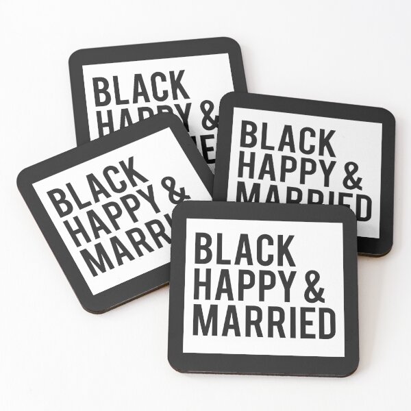 Item preview, Black Happy And Married designed and sold by timiart.