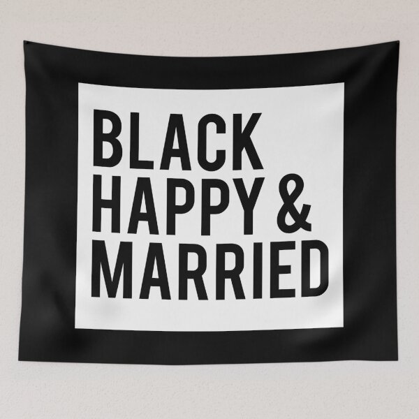 Item preview, Black Happy And Married designed and sold by timiart.