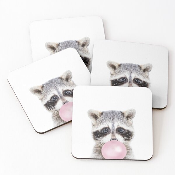 Item preview, Bubble gum racoon designed and sold by sisiandseb.