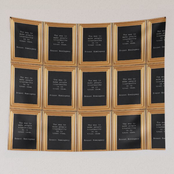 Item preview, Ernest Hemingway about trust designed and sold by Pelikancrazy.