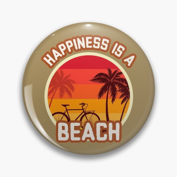Item preview, La felicidad es una playa, andar en bicicleta una puesta de sol tropical designed and sold by Steven Kight.
