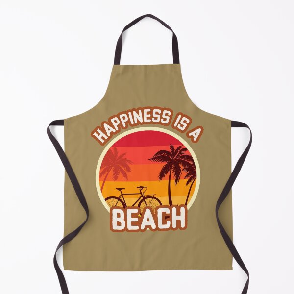 Item preview, Happiness is a Beach, bicycling a tropical sunset designed and sold by Steven Kight.