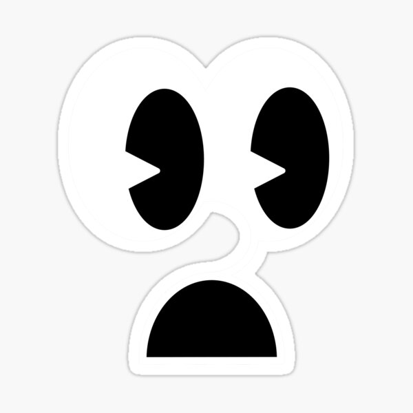 "Pie Eye D" Sticker by NoirPineapple Redbubble