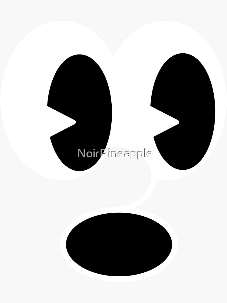 "Pie Eye 0" Sticker for Sale by NoirPineapple Redbubble