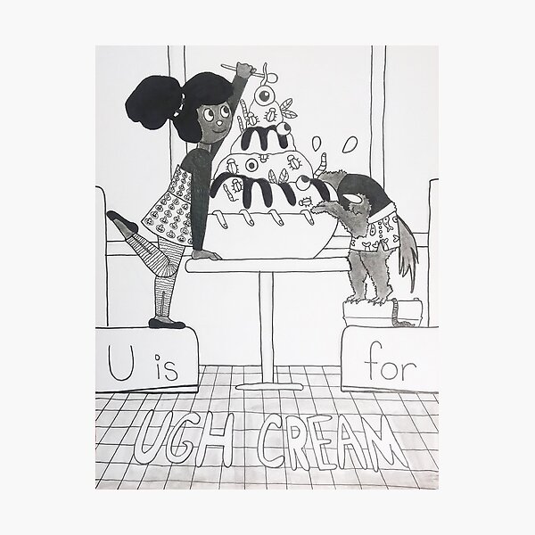 Item preview, Drawtober 2020 - U is for Ugh Cream designed and sold by Witchsome.