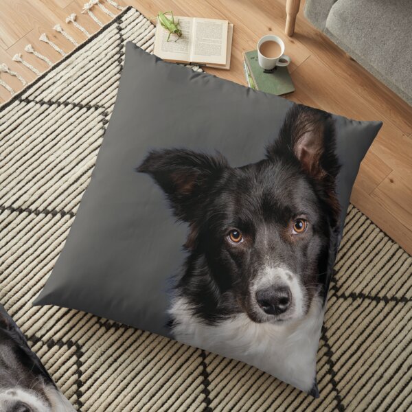 Border Collie Floor Pillow