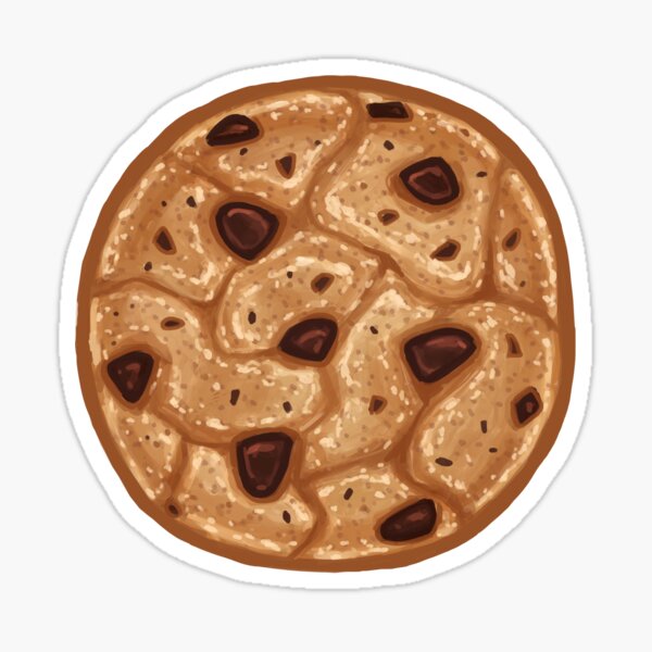 Item preview, Dark Chocolate Chip Cookie designed and sold by MidaDesigns.