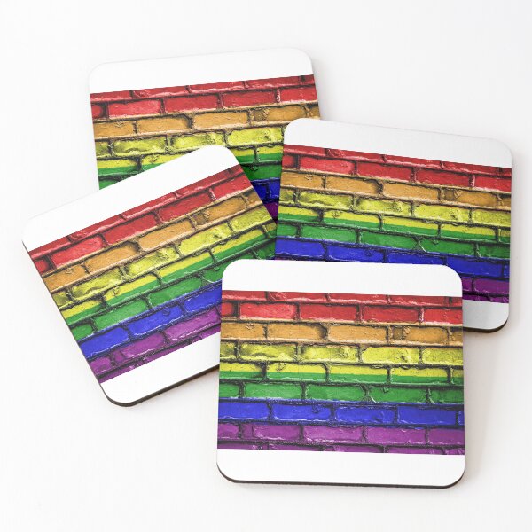Artikelvorschau, Einzigartiges Regenbogen-Backsteinmauer-Boho-Design - Regenbogen, Regenbogengeschenk, böhmisch, Stammes-, ethnisch, bunt, hell, Weinlese entworfen und verkauft von GOdesign26.