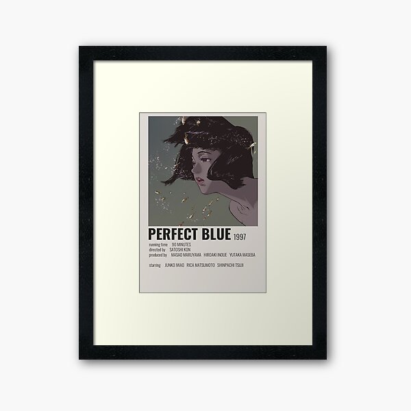 perfect blue Framed Art Print