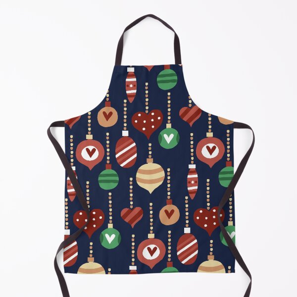 Item preview, Festive Ornaments- Christmas Pattern (Midnight Blue) designed and sold by HeraAndKosmos.