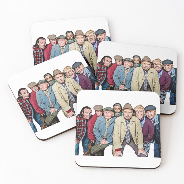 Still Game (Black & White) Coasters (Set of 4) for Sale by