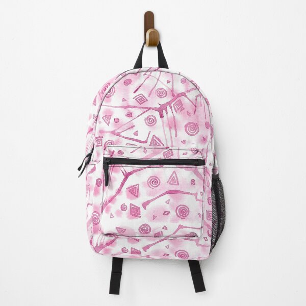 Item preview, Watercolor Art - Pink Geometric & Spirals designed and sold by lucyideas.