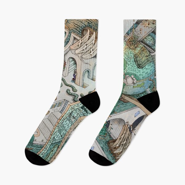 Item preview, Fishing for Escher designed and sold by DragonsLunch.