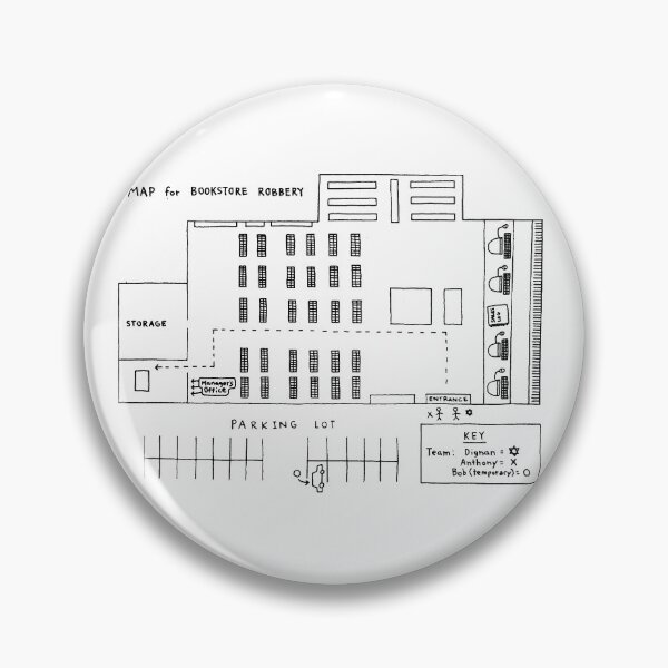 Item preview, Map For Bookstore Robbery designed and sold by bennyjhonson.
