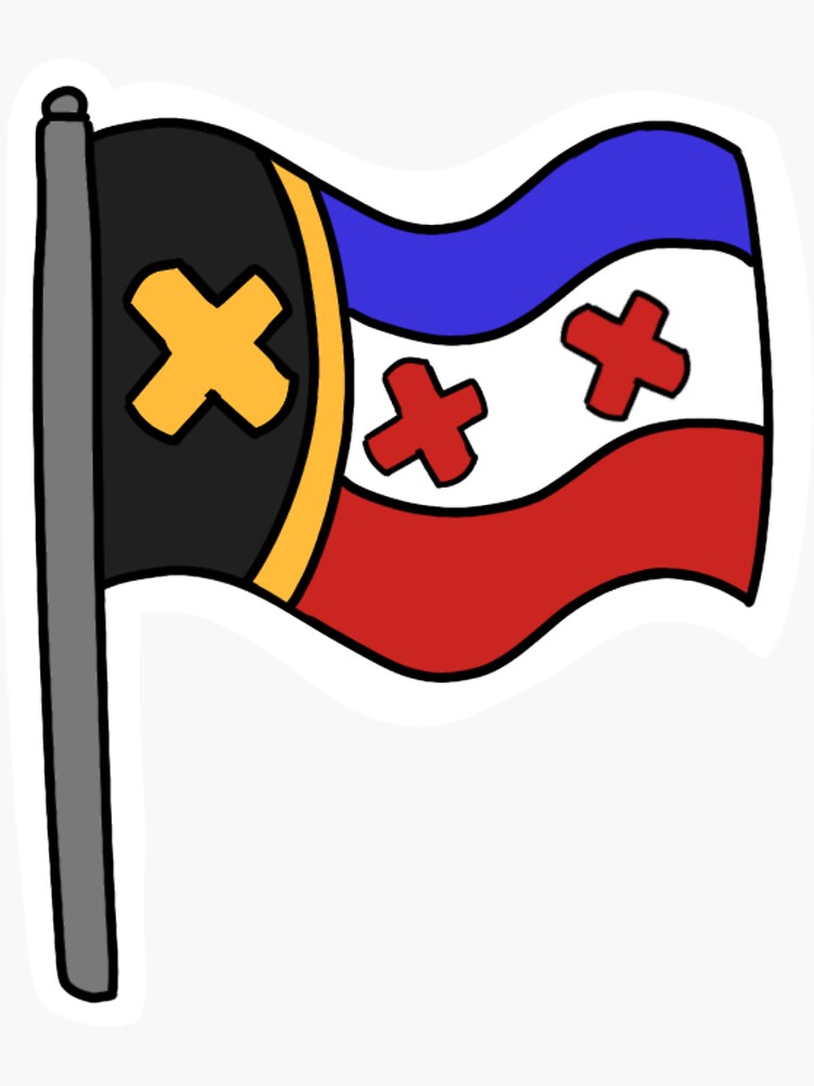 "Lmanburg Flag" Sticker by Ponnphia | Redbubble