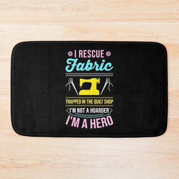 Item preview, I Rescue Fabric Trapped In The Quilt Shop Im Not A Hoarder Im A Hero designed and sold by Charles Brian.