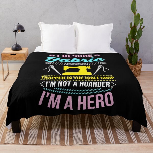 Item preview, I Rescue Fabric Trapped In The Quilt Shop Im Not A Hoarder Im A Hero designed and sold by Charles Brian.