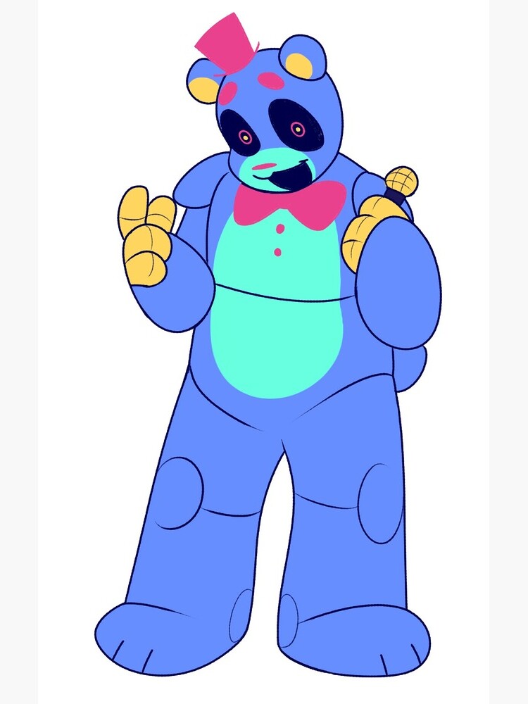 blacklight freddy pink