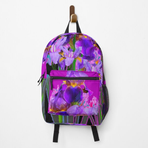Item preview, PURPLE IRIS GARDEN MODERN ART designed and sold by sharlesart.