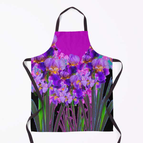 Item preview, PURPLE IRIS GARDEN MODERN ART designed and sold by sharlesart.
