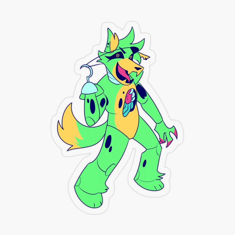 Funtime Chica Transparent Sticker for Sale by dongoverlord