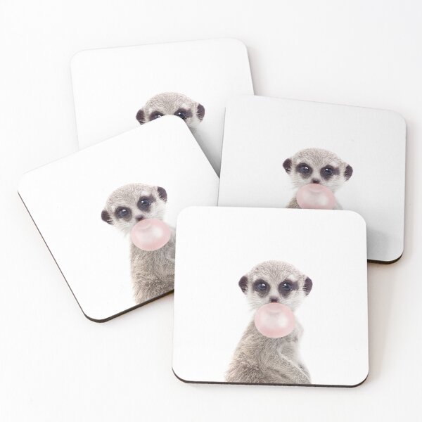 Item preview, Bubble gum meerkat designed and sold by sisiandseb.