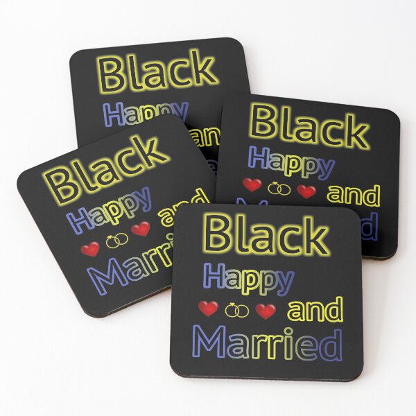Item preview, Black Happy And Married designed and sold by Fatimalak.