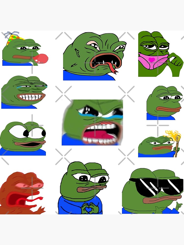 Pepe The Frog Meme Pack Poster For Sale By MemeYourLife Redbubble
