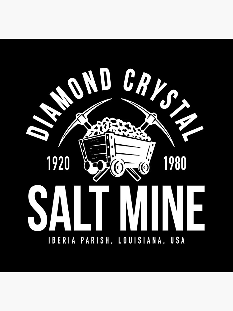 Thumbnail 2 of 2, Art Board Print, Diamond Crystal Salt Mine designed and sold by EvilReindeer.