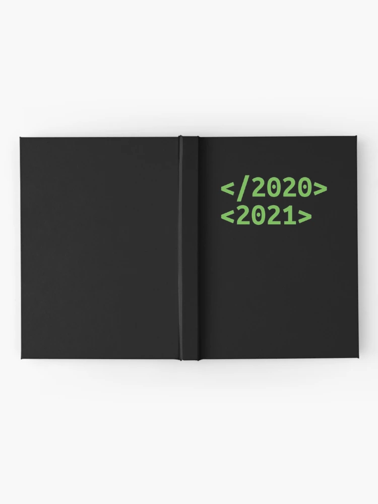 Thumbnail 2 of 3, Journal, goodbye 2020 hello 2021 code designed and sold by CodingForTech.