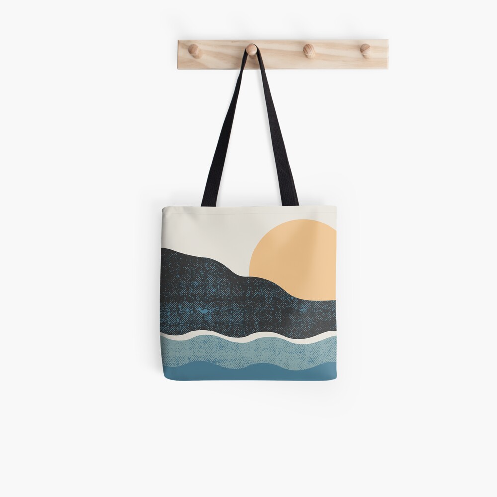 Sunset at the beach Tote - hand designed Tote - Aesthetic - kawaii - c –  Robinscraftsuk