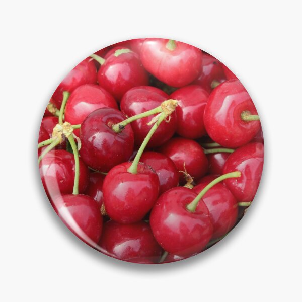 Item preview, Delicioso diseño de frutas de cerezas rojas brillantes: bayas, frutas frescas, de jardín, frutas de verano brillantes designed and sold by GOdesign26.
