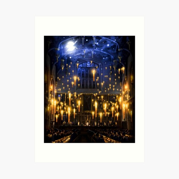 Bougies au clair de lune Impression artistique
