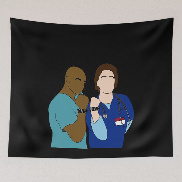 Item preview,  JD And Turk Man Love designed and sold by TvDoodles.