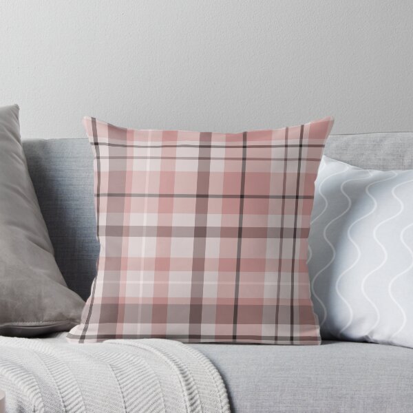 Aperçu de l'œuvre Coral and Brown Plaid créée et vendue par JupiterCyclops.