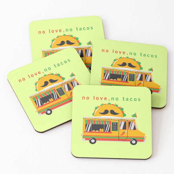 Item preview, NO LOVE NO TACOS  designed and sold by matmazel.