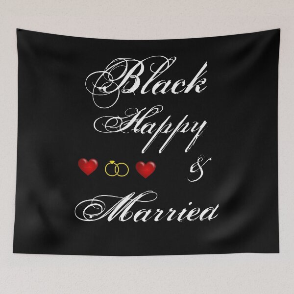 Item preview,  Black Happy And Married designed and sold by Fatimalak.