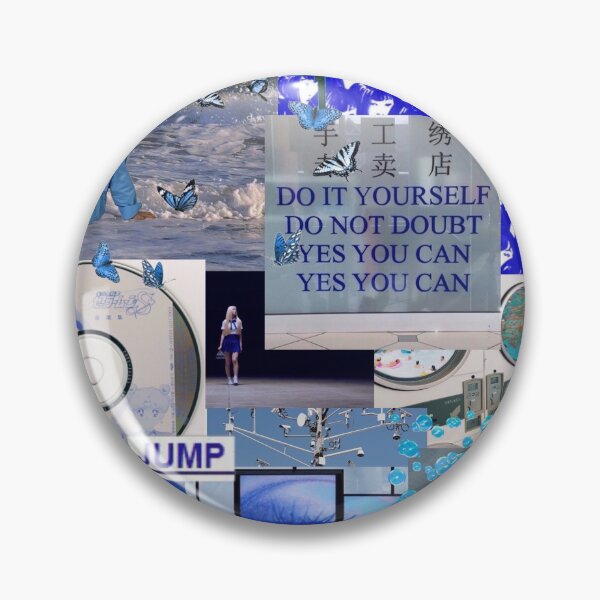 Item preview, Blue Art Collage designed and sold by bridgeshop.