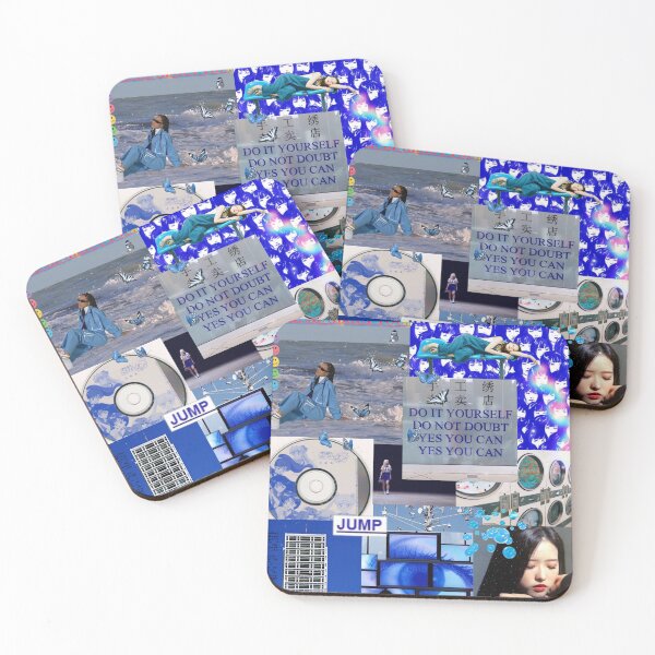 Item preview, Blue Art Collage designed and sold by bridgeshop.