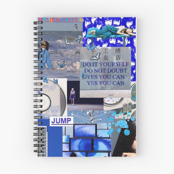 Item preview, Blue Art Collage designed and sold by bridgeshop.