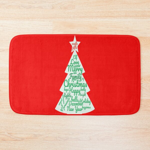 Item preview, Christmas tree word cloud designed and sold by My-Queens-Store.