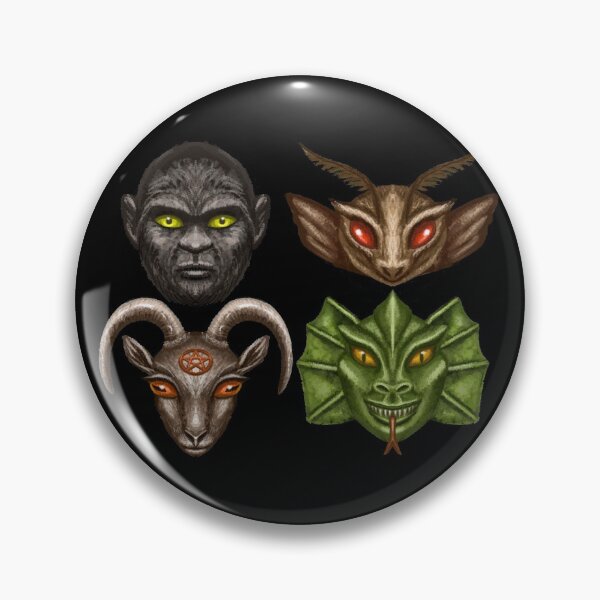 Item preview, Cryptids - Black Background designed and sold by veridianora.