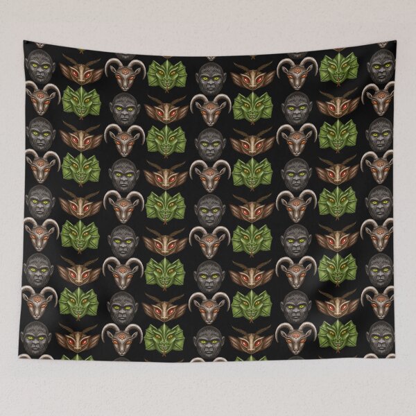 Item preview, Cryptids - Black Background designed and sold by veridianora.