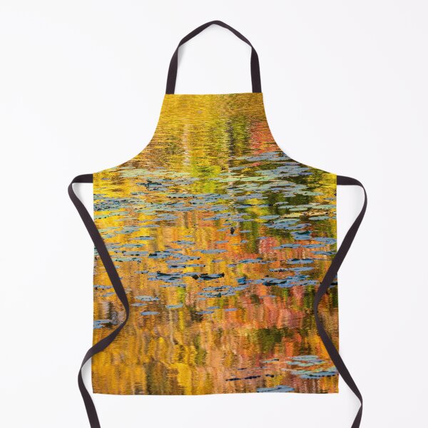 Item preview, Fall Leaves Reflecting on Water with Lily Pads designed and sold by Mike Koenig.
