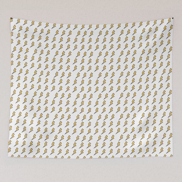 Item preview, Yellow Lightning Bolt Pattern designed and sold by Avva Creations.
